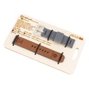 Stratum Cordura & Leather Watchband - Wolf Gray