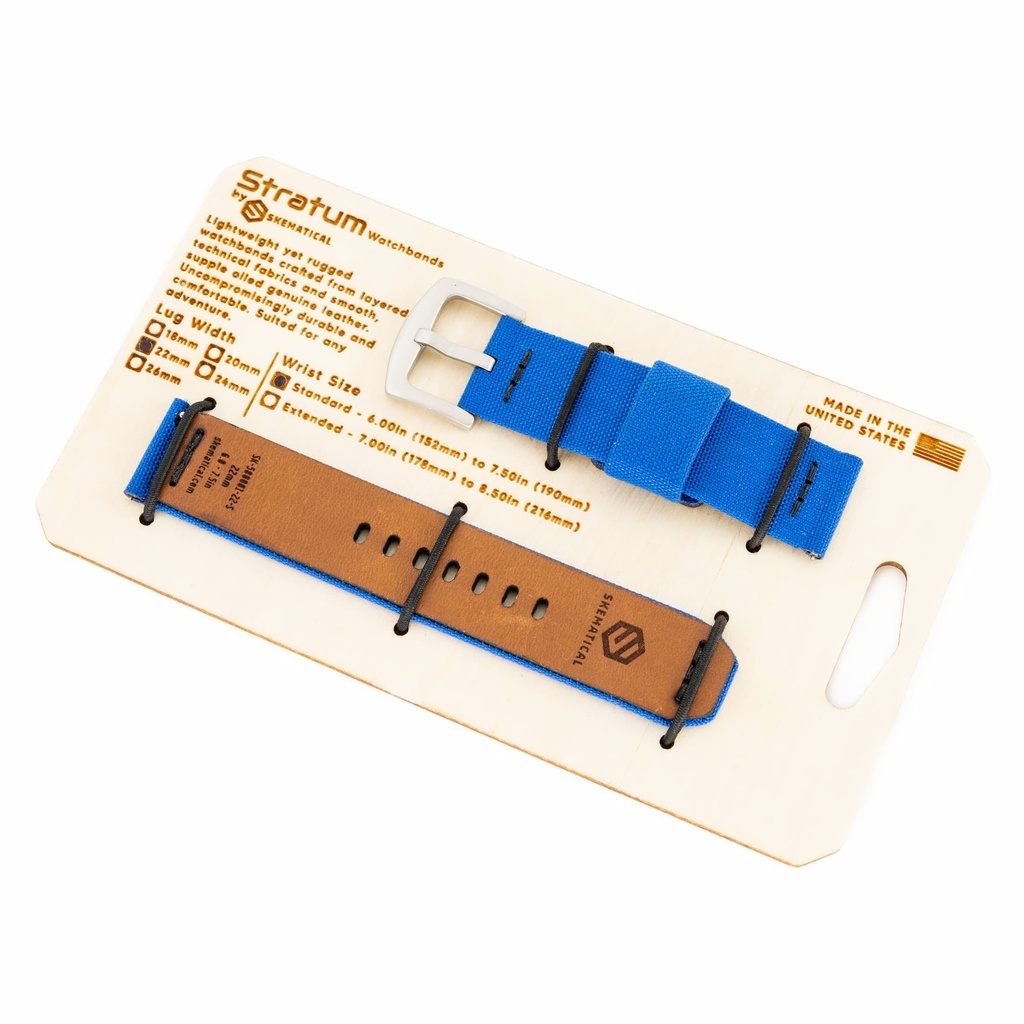 Stratum Cordura & Leather Watchband - Coyote Brown
