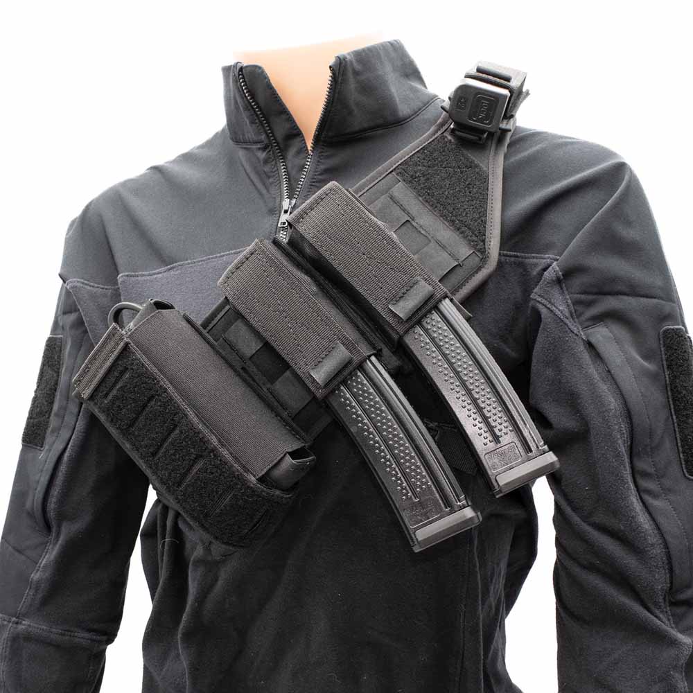 [500159-B] INVRT Bandoleer Kit - Subgun/SMG - Sig MPX and CZ Scorpion (Black)