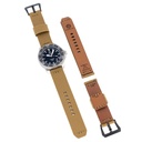 Stratum Cordura & Leather Watchband - Coyote Brown